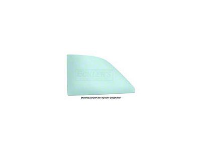 Door Window Glass, Rear, Left Or Right Side, 4 Door Wagon, Fairlane, Full Size Mercury, 1957-58 (Country Sedan & Squire)