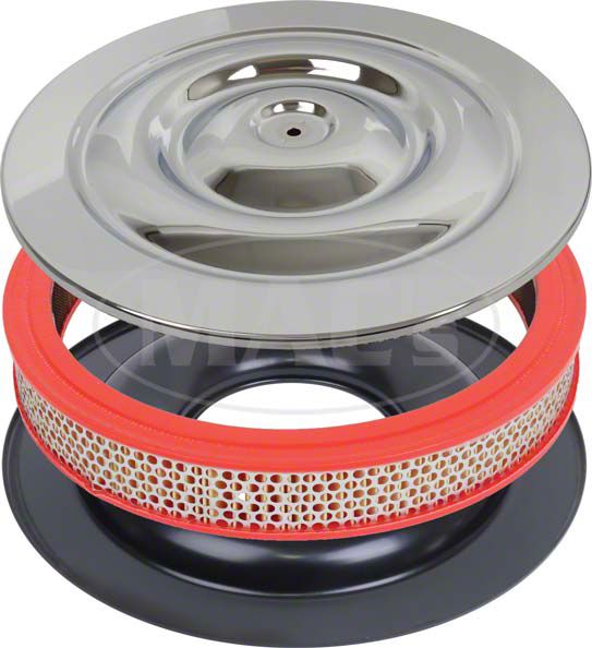thumbnail image 2 of 65-73 Ford Mustang HiPo V8 Air Cleaner Housing Assembly – OE-Correct Filter Included – C5ZZ-9600 Style – Unbranded 2 of 6