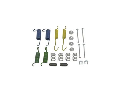 Drum Brake Hardware Combi-Kit, Rear, 10 X 2-1/2, Ford & Mercury, 1972-1976