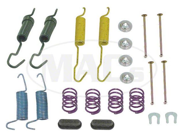 Drum Brake Hardware Kit - Front Or Rear - For 10 Brakes