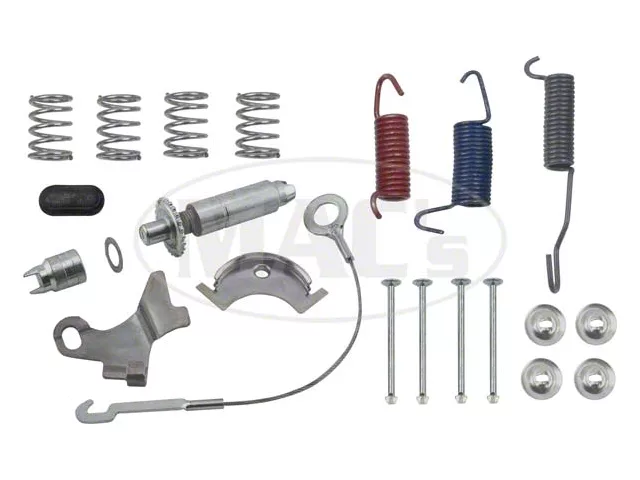 Drum Brake Hardware Kit, Front With 3 Brakes, 1961-1964