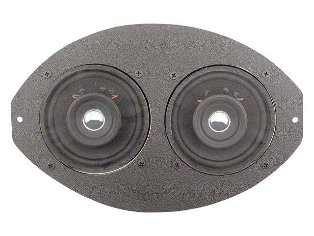 Custom Autosound Dual Front Speakers/ Dash Mnt/ Two 3-1/2 Speakers