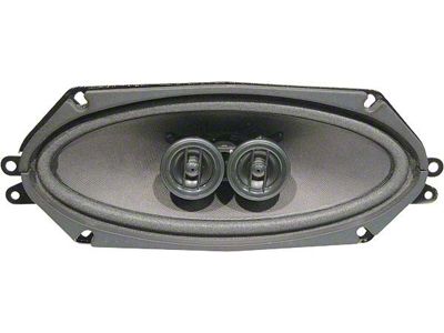 Custom Autosound In-Dash Dual Voice Coil Speaker; 4x10-Inch (68-76 Torino)