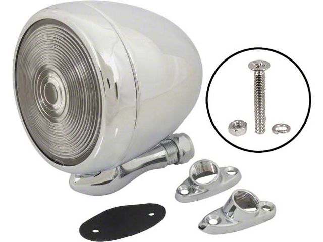 Dummy Spotlight - Nonfunctional - Chrome Plated Housing