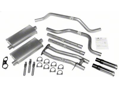 Dynomax Super Turbo Dual Exhaust System; Rear Exit (96-99 5.7L C1500, C2500, K1500, K2500)