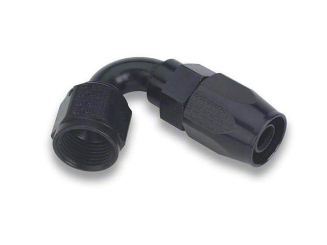 Earl's 120 Degree 8AN Hose Fitting Black Swivel Seal