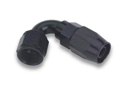 Earl's 120 Degree 8AN Hose Fitting Black Swivel Seal