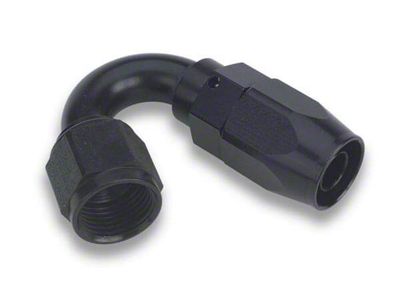 Earl's 150 Degree 8AN Hose Fitting Black Swivel Seal