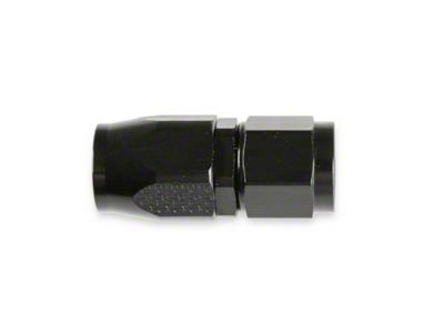 Earl's Straight Swivel Seal Hose End Black 8AN (59-87 El Camino; 71-77 Sprint; 78-87 Caballero)