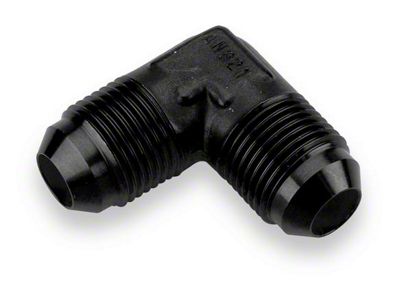 Earls -6 90 Degree Black Elbow (55-57 Chevy Bel Air; 55-57 Chevy 150; 55-57 Chevy 210; 55-57 Chevy Nomad)