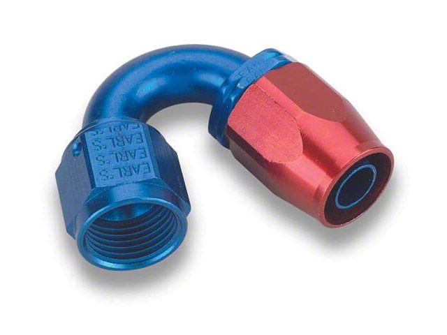 Earls -8 120 Degree Auto Fit Hose Fitting