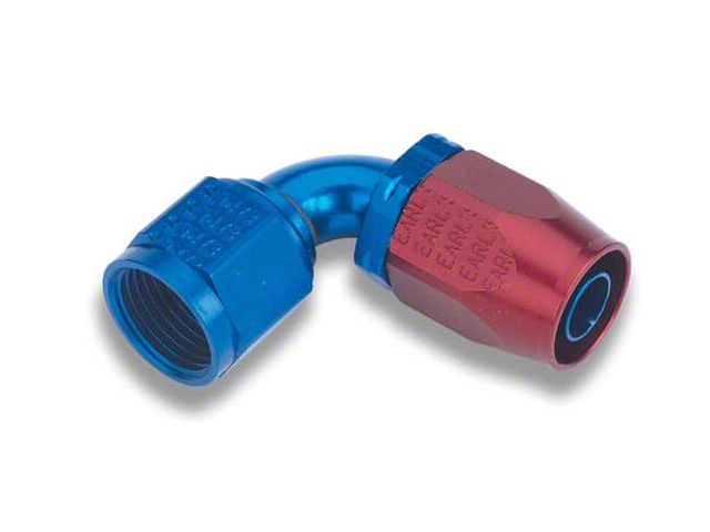 Earls -8 90 Degree Auto Fit Hose Fitting