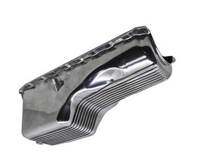 Early Chevy 49-54 - Oil Pan, Big Block, Polished Finned Aluminum