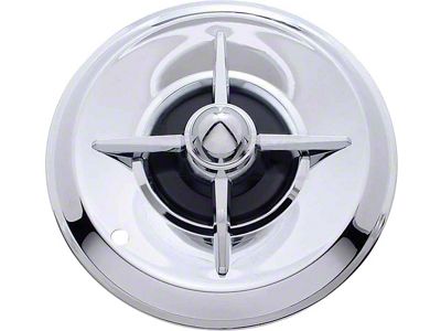 Early Chevy Chrome Lancer Wheel Covers, 15'', 1949-1954