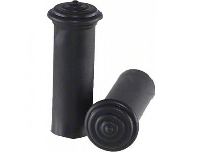 Interior Door Lock Knob; Black (49-52 Fleetline, Styleline Deluxe, Styleline Special)