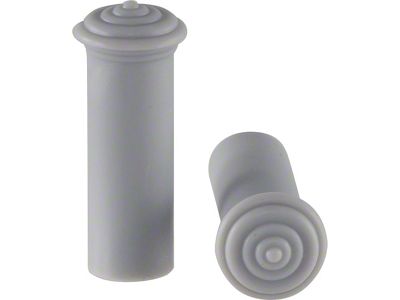 Early Chevy Door Knob Lock, Plastic, Gray, 1949-1954