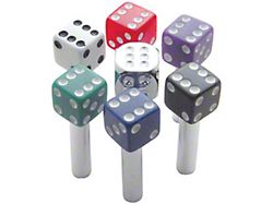 Early Chevy Door Lock Knob, Dice, 1949-1954