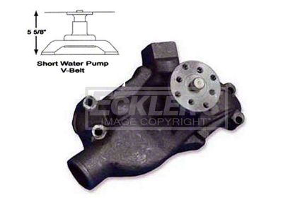 Early Chevy Hi Flow Water Pump, Stewart, Small Block, ShortStyle, 1949-1954