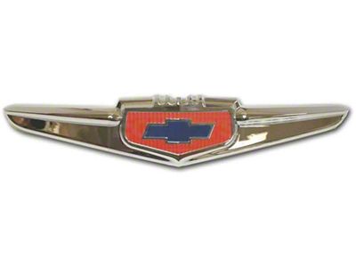 Early Chevy Hood Emblem, Show Quality 1949
