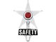 Early Chevy Safety Star License Frame Ornament With Light