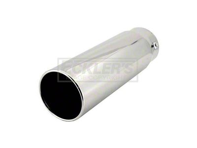 Early Chevy Spectre Performance Exhaust Tip, 4.5 Inch PencilStyle, 1949-1954