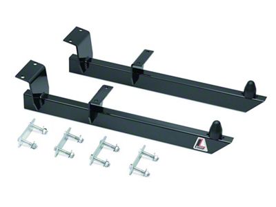 Early Chevy Universal Traction Bars, Black, 1949-1954