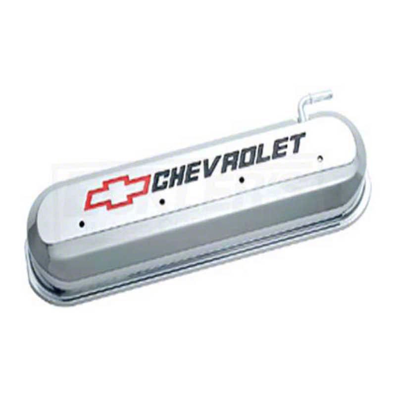 Ecklers Chevy LS V8, Valve Cover, Chrome With Recessed Emblem