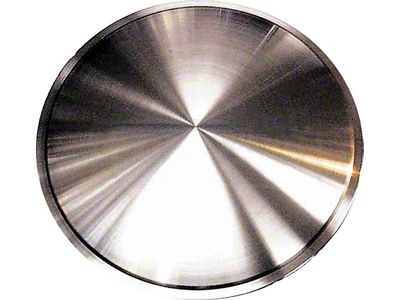 Early Chevy Wheel Cover Discs, Brushed Aluminum, 15, 1949-1954