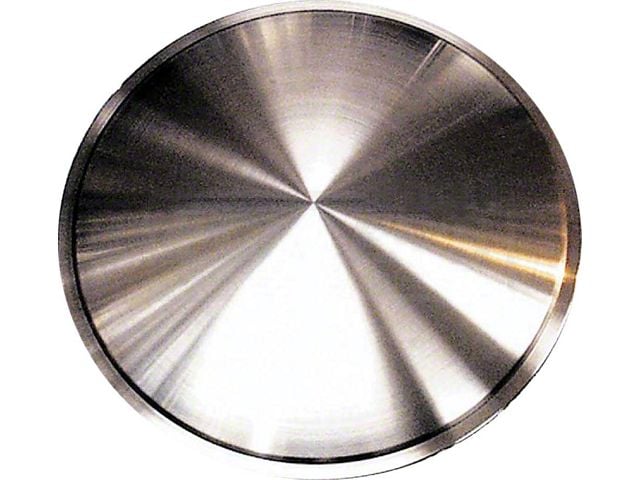 Early Chevy Wheel Cover Discs, Brushed Aluminum, 15, 1949-1954