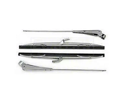 Wiper Arms And Blades, Exc HT, Conv (1949-1952 Fleetline; 1949-1952 Styleline Deluxe)
