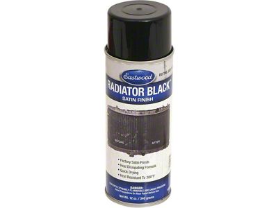 Eastwood Satin Black Radiator Spray Paint, 12 oz. Aerosol