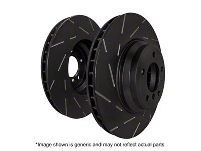 EBC Brakes USR Series Sport Slotted Rotors; Rear Pair (85-88 Camaro w/ Rear Disc Brakes & Performance Package; 89-92 Camaro w/ Rear Disc Brakes)