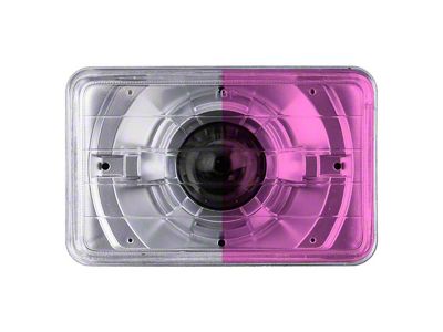 4x6-Inch Headlamp Protection Covers; Pink