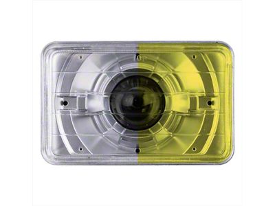 4x6-Inch Headlamp Protection Covers; Yellow