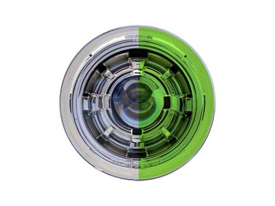 5.75-Inch Headlamp Protection Covers; Green