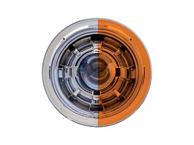 7-Inch Headlamp Protection Covers; Amber/Orange