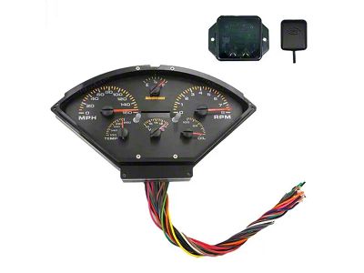 Analog Gauge Panel with GPS Sending Unit (55-56 Bel Air)
