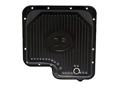 C6 Transmission Pan; Black (66-79 Thunderbird)