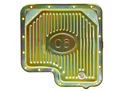 C6 Transmission Pan; Zinc (66-79 Thunderbird)