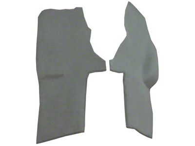 Console Truvette Carpet Strips; Gray (94-96 Corvette C4)