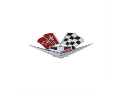 Cross-Flag Emblem (62-63 Corvette C1 & C2)