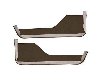 Door Panel Cutpile Carpet Inserts; Bronze (84-89 Corvette C4)