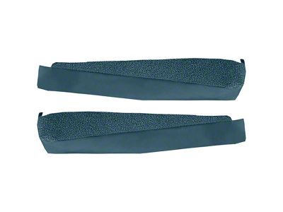 Door Panel Loop Carpet Inserts; Bright Blue (68-76 Corvette C3)