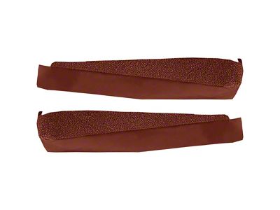 Door Panel Loop Carpet Inserts; Burnt Orange (68-76 Corvette C3)
