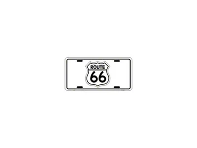 Route 66 License Plate