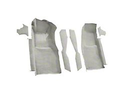 Front Cutpile Molded Carpet with Console Strips and Kick Panels; Oyster/Shale (78-80 Corvette C3)