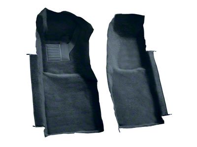 Front Cutpile Molded Carpet; Midnight Blue (78-80 Corvette C3)