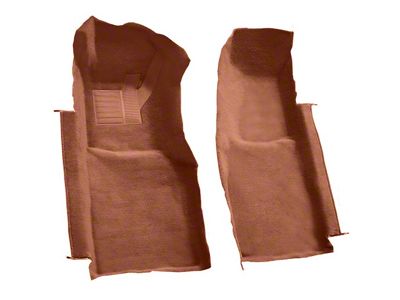 Front Cutpile Molded Carpet; Saffron (78-80 Corvette C3)