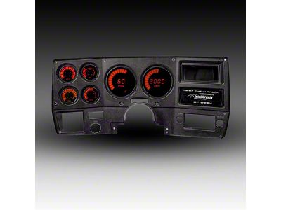 LED Digital Bargraph Gauge Panel with GPS Sending Unit; Red (73-87 Blazer, C10, Jimmy, K10, K15, K20)