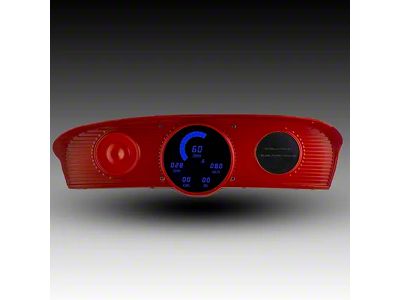 LED Digital Gauge Panel; Blue (61-66 F-100, F-250, F-350)
